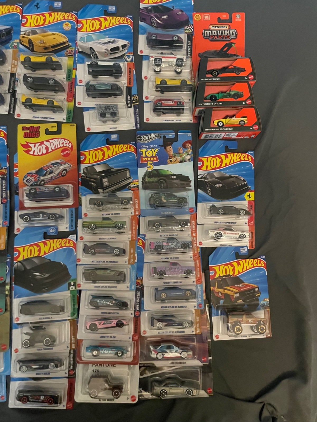 COLLECTOR-Hot Wheels, matchbox & M2 Lot of 80+ Diecast Cars Mixed Collection