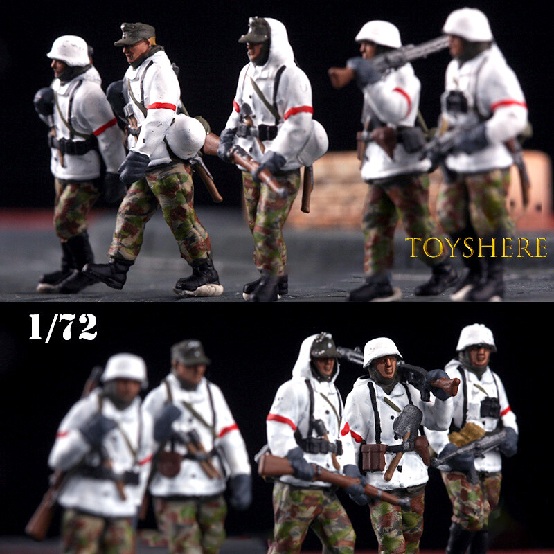 1/72 TANK 1:72 WW2 Germany Russia USA Soldiers Winter military toy TotalWar Army