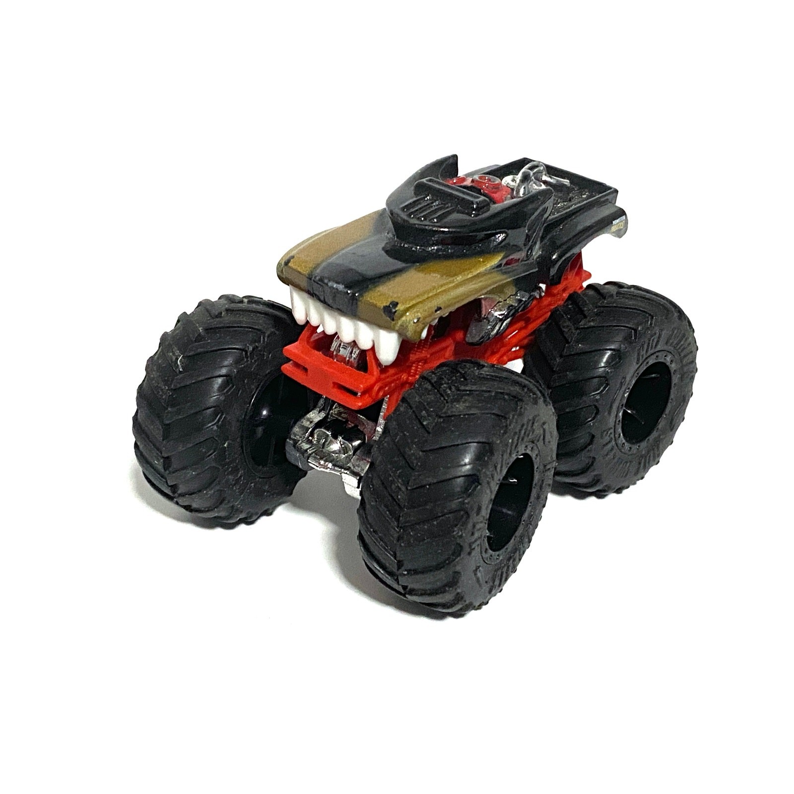 Hot Wheels Hotweiler Loose Monster Jam Truck Car Black Tan Teeth Size 1:64 Toy