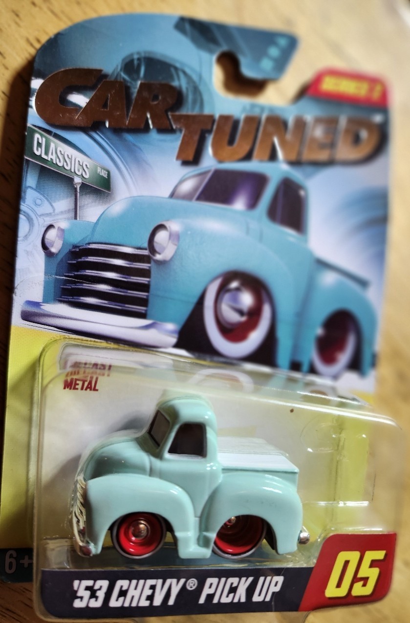 1953 Chevy Pick Up in Light Mint Green : Walgreens Foil :Car Tuned Series 2 # 05