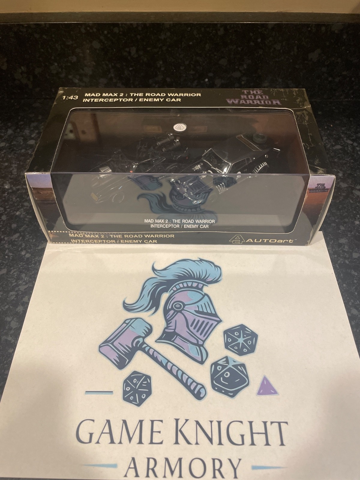 Autoart Mad Max 2 The Road Warrior Interceptor Enemy Car 1:43 Die-Cast Cars MIB