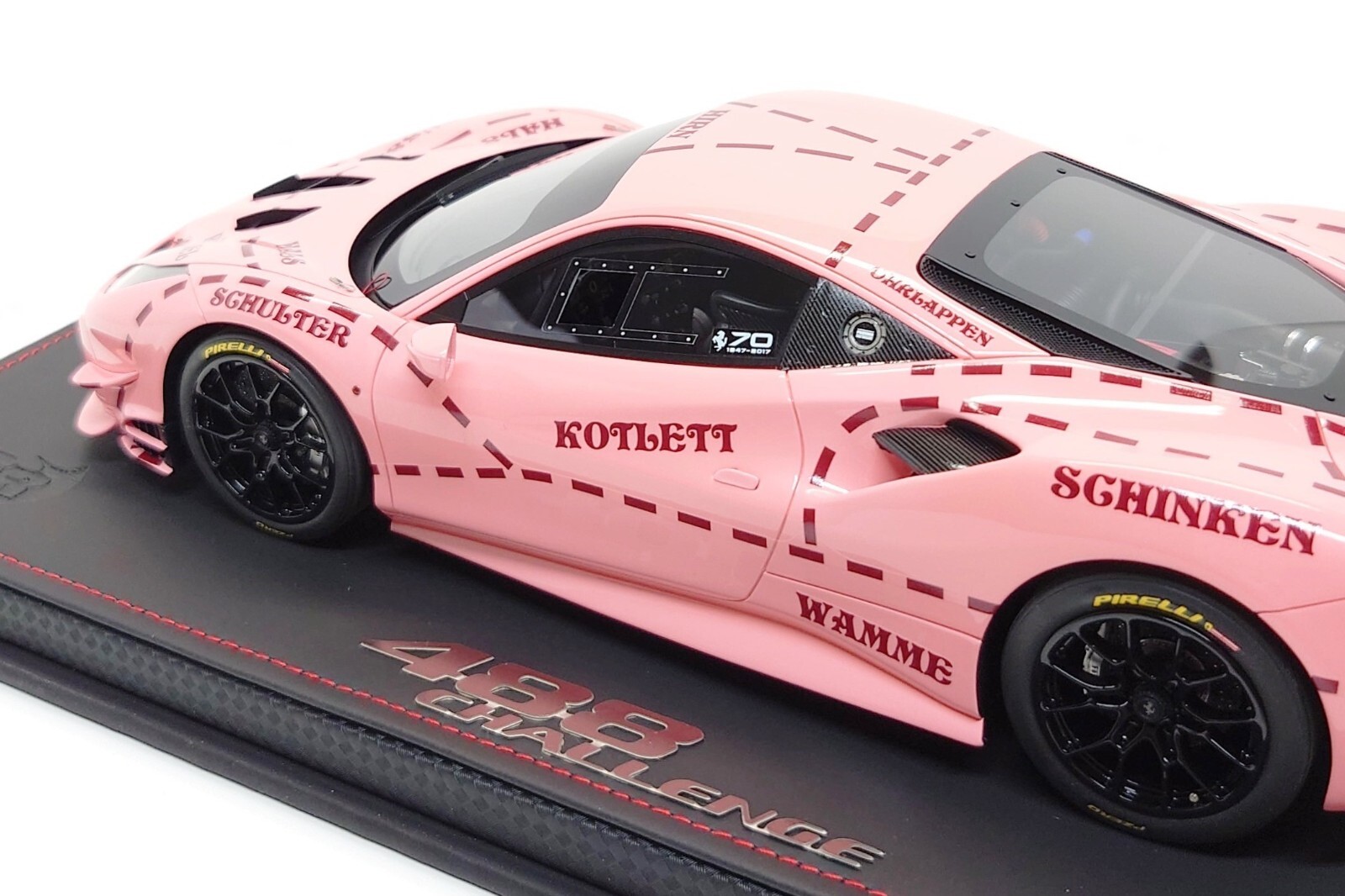 BBR Models 1:18 Ferrari 488 Challenge “Pink Pig” – Rolex 24h Daytona 2018