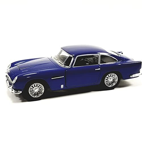 KiNSMART Aston Martin DB5 1963 Cobalt Blue Hardtop 1/38 O Scale Diecast Car