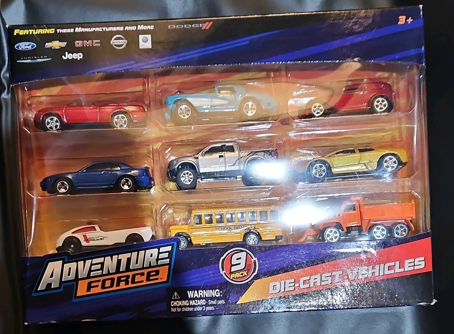 2016 Adventure Force 9-Pack Diecast Cars Multicolor Unopened Box