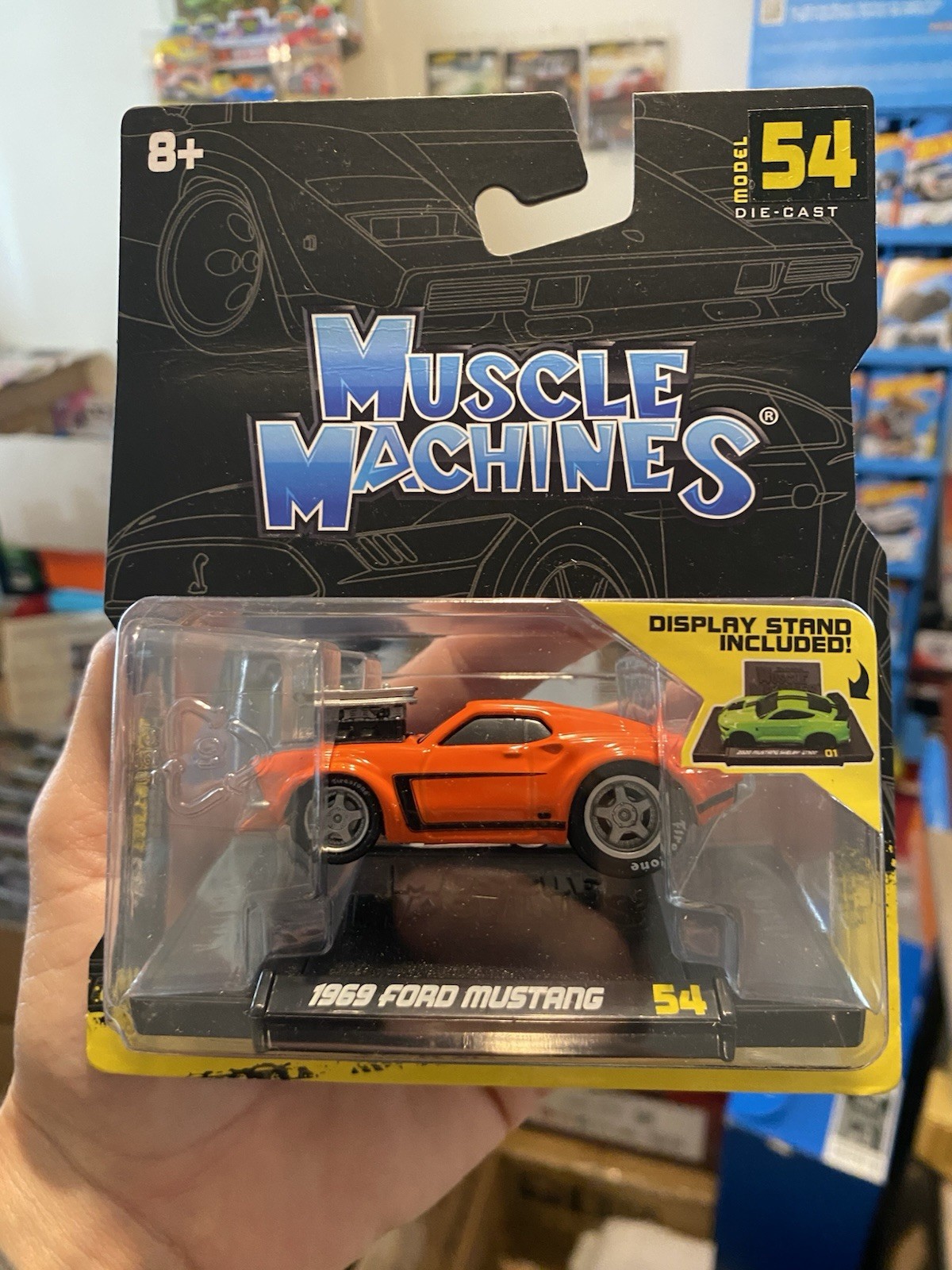 2026 Muscle Machines 1969 Ford Mustang In Orange VHTF