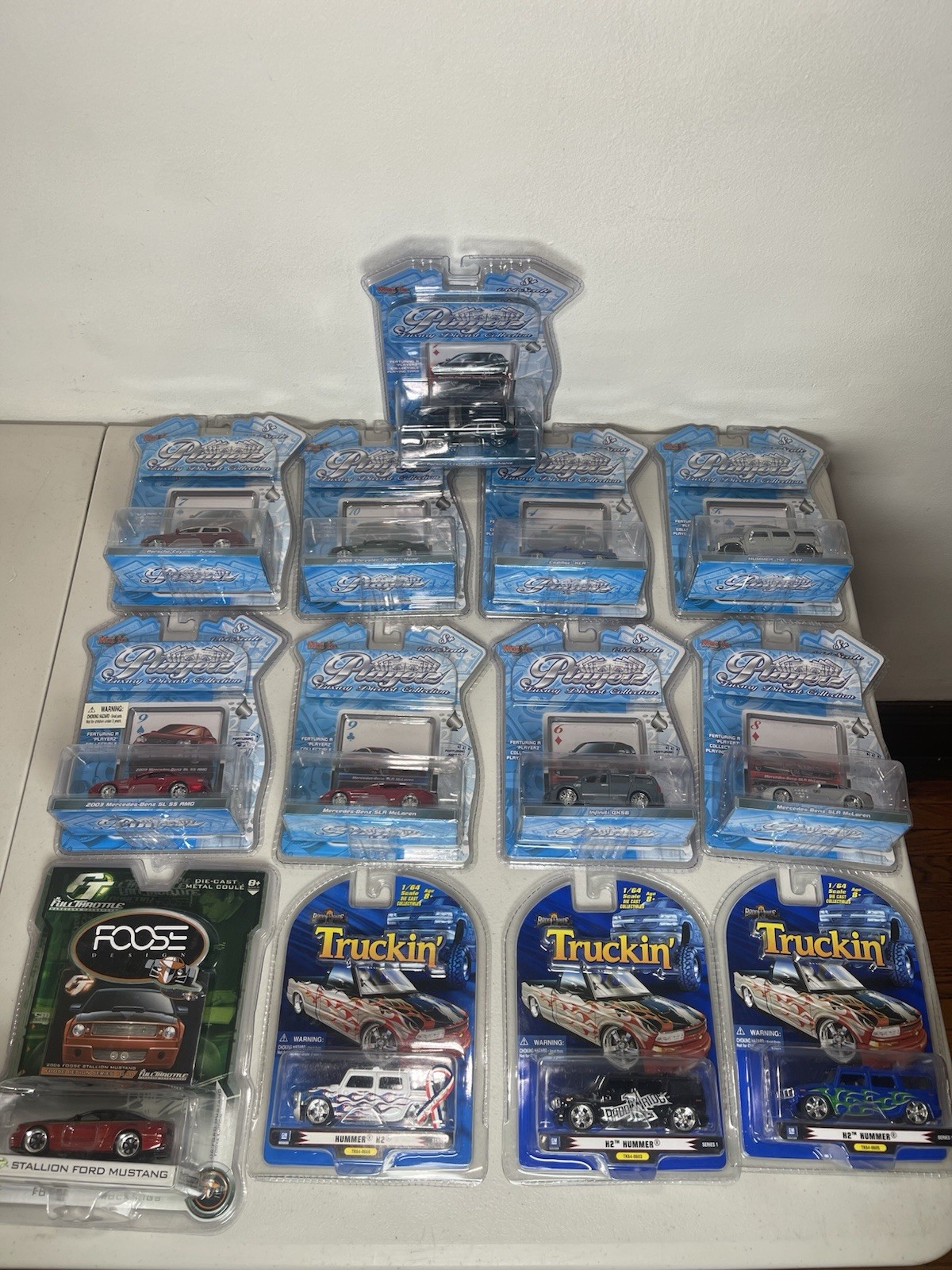 Maisto Playerz LOT OF 9 With Collectible Playing Card & 4 Other NEW SEALED