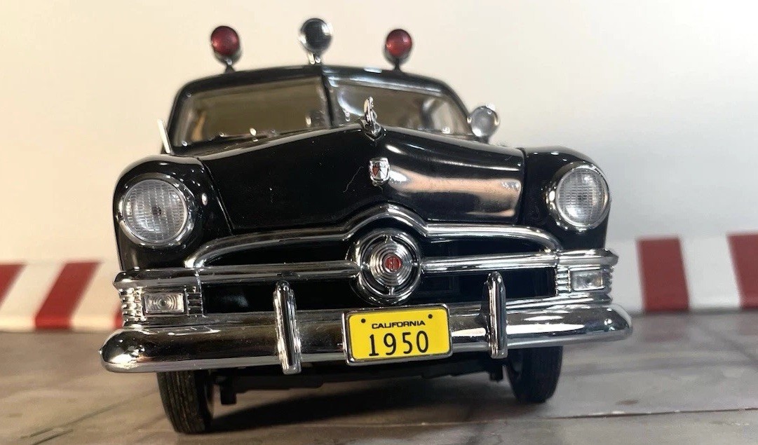 Rare 1/18 Precision Miniatures LAPD 1950 Ford Police Car Dragnet OrigOwn *READ*