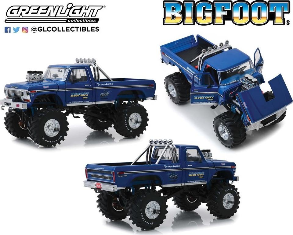 Rare Bob Chandler Figurines Edition Bigfoot #1 Monster Truck 48 Inch tires 1:18