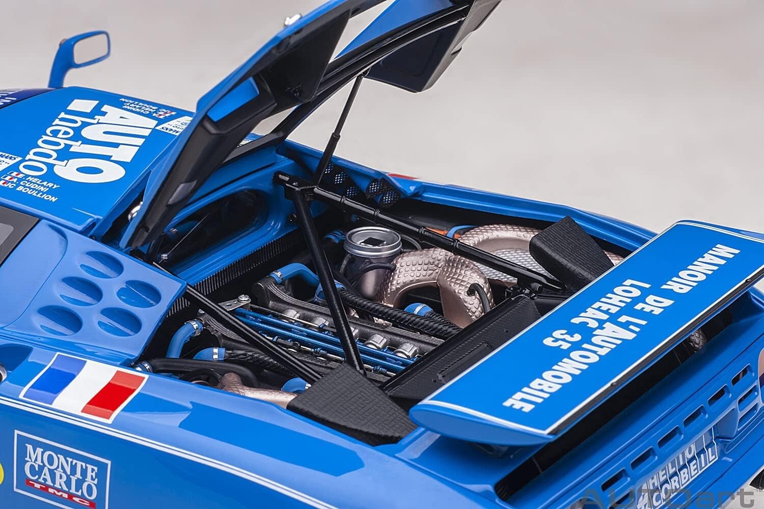 Rare Finished product AUTOart 1/18 Bugatti EB110 SS 1994 #34 Le Mans 24 JP 14005