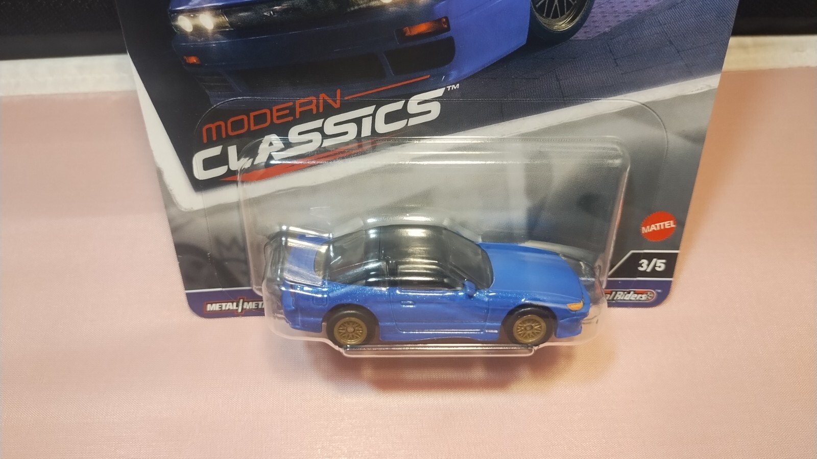 Hot Wheels Premium Modern Classics Nissan SilEighty Real Riders Blue Diecast New