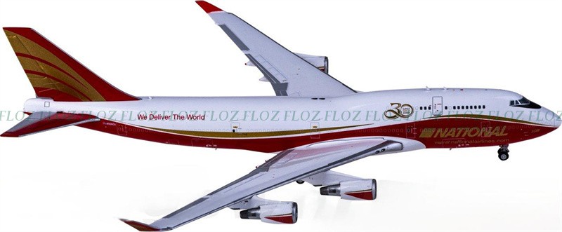 for JC Wings for National Airlines for Boeing 747-400BCF N936CA 1:400 Model