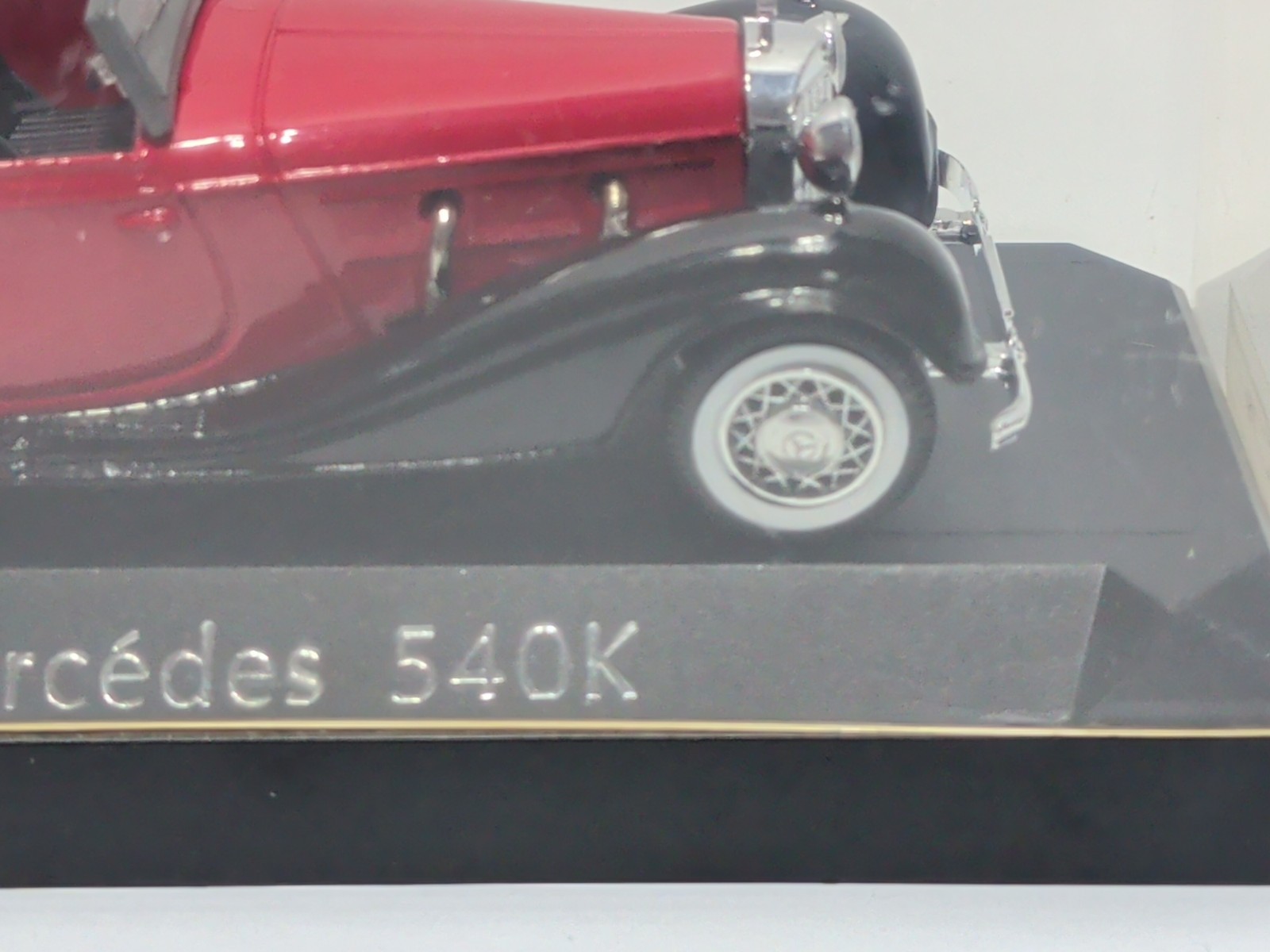✨VINTAGE✨ Solido Mercedes 540 K Red 1939 Cabriolet Convertible Red 4086 1/43