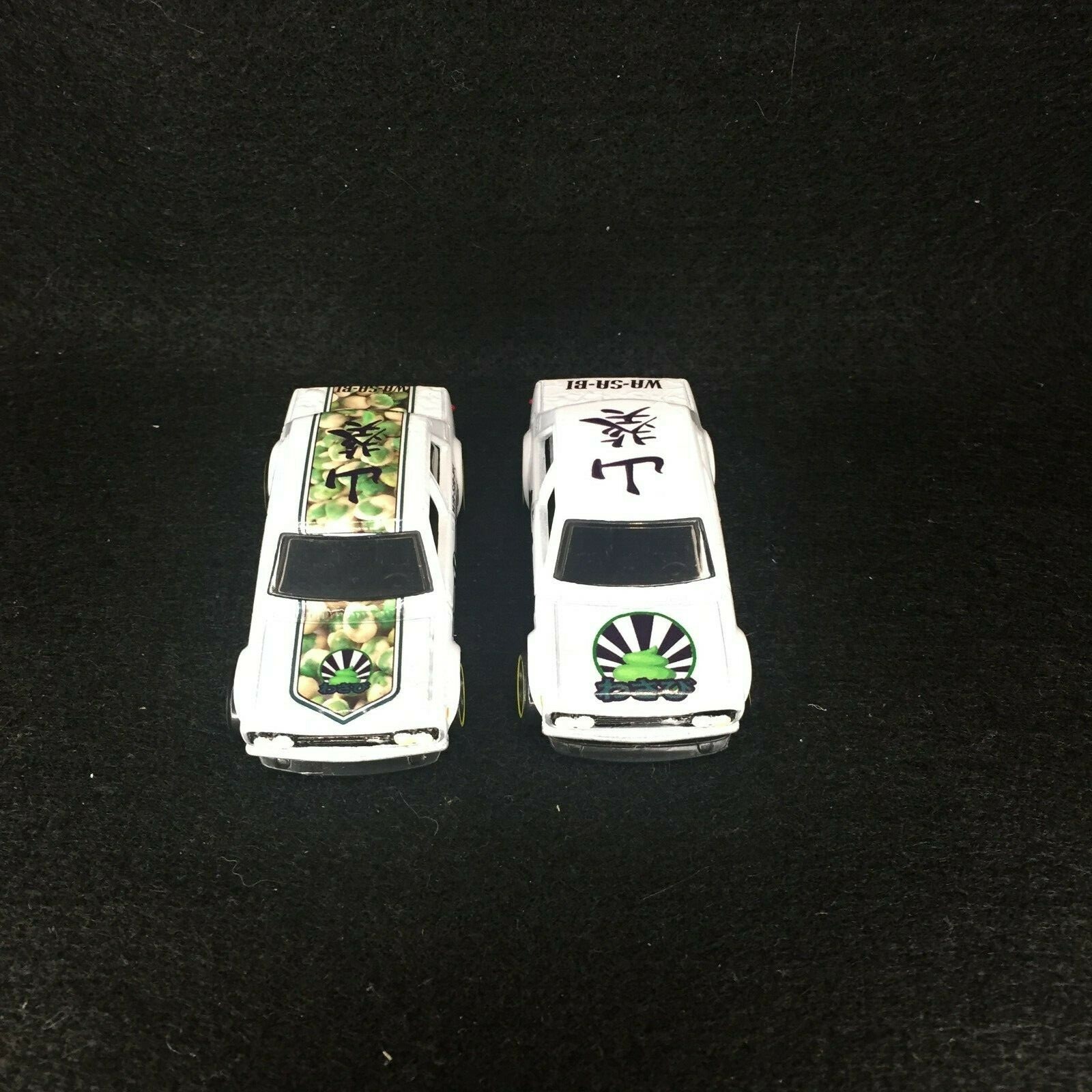 Clear 1:64 Waterslide Decal Diecast for Hot Wheels 71 Datsun 510 Green Wasabi