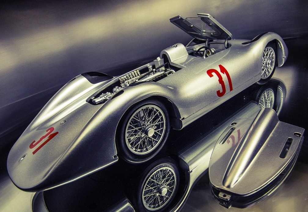 Racing Race Racer Car1 18Classic Custom Built Metal Model Concept12Hot Rod