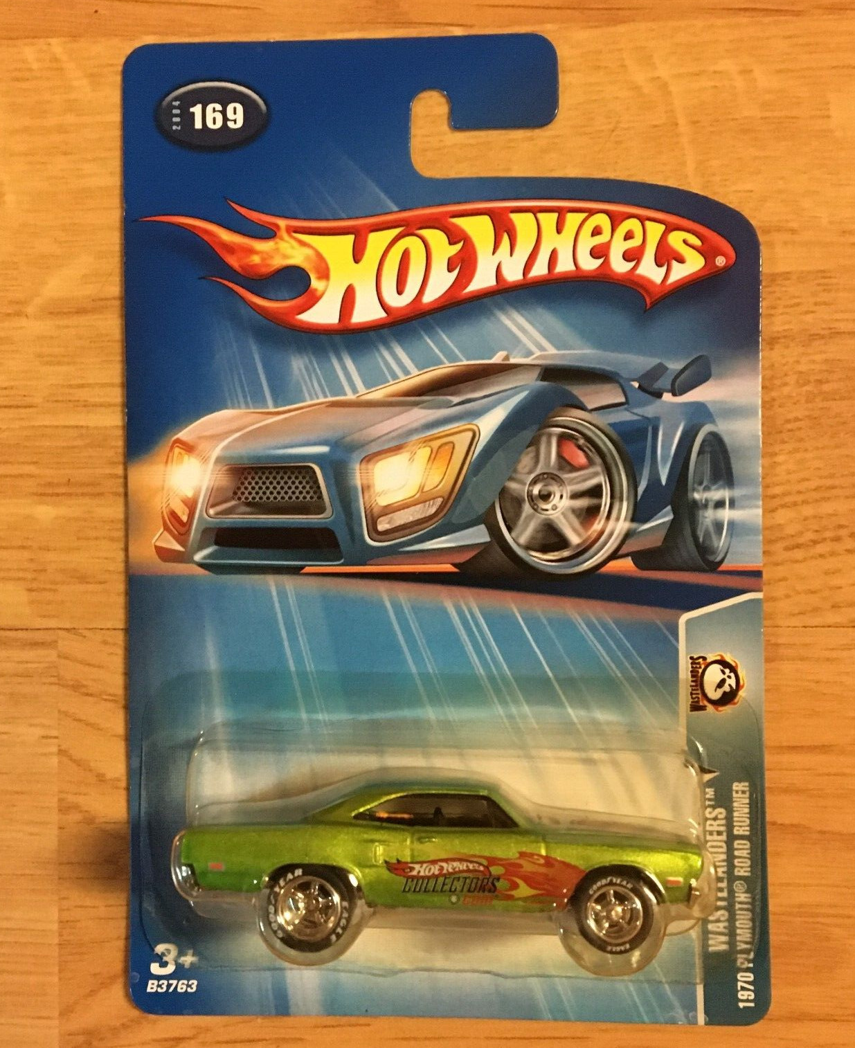 Hot Wheels Wastelanders ’70 Plymouth Road Runner CUSTOM Real Riders Wheel Swap