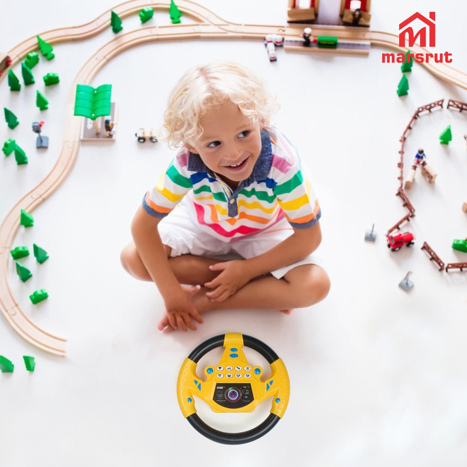 Simulation Driving Learning Educational Toy for Boys Girls Christmas Gift