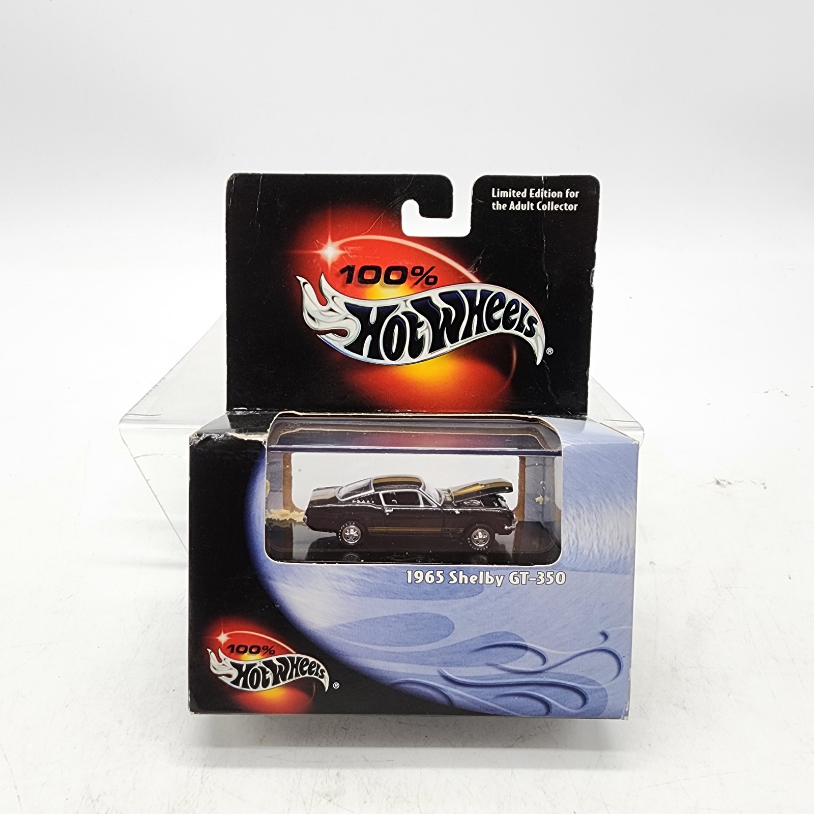 UH 2001 100% Hotwheels Black Box 1965 Shelby GT-350 1/64 54661 *Rubberband Broke