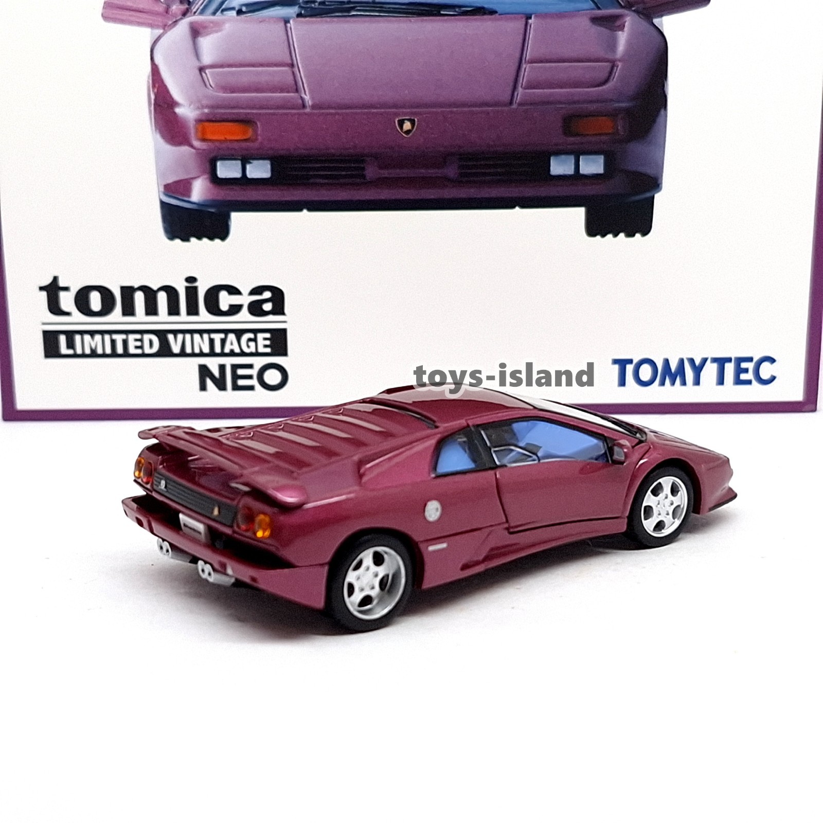Tomica Limited Vintage NEO TLV Lamborghini DIABLO SE30 TOMYTEC LV Purple 1/64