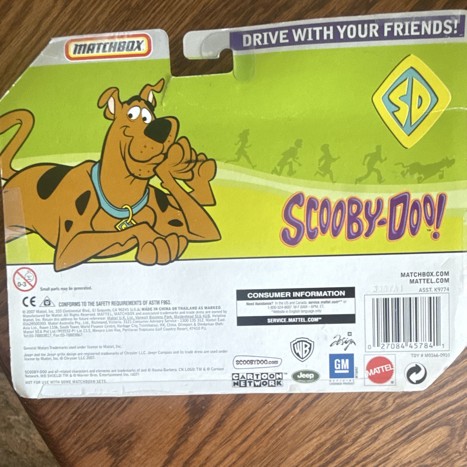 Matchbox Scooby-Doo 5-Pack Diecast Cars 1:64 Jeep Compass Unopened Box