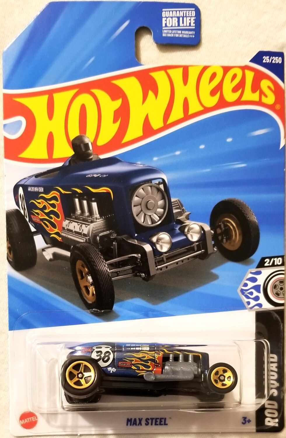 Hot Wheels – 2025 Rod Squad 2/10 Max Steel 25/250 (BBHYW78)