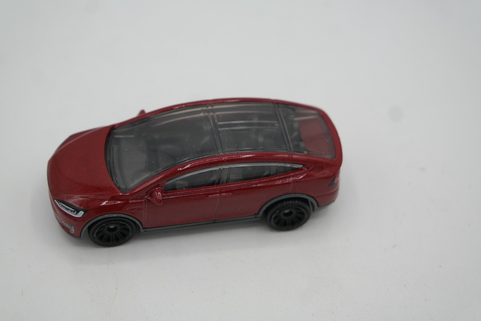 2022 MATCHBOX Tesla Model X Red Loose MINT Mainline Electric EV SUV