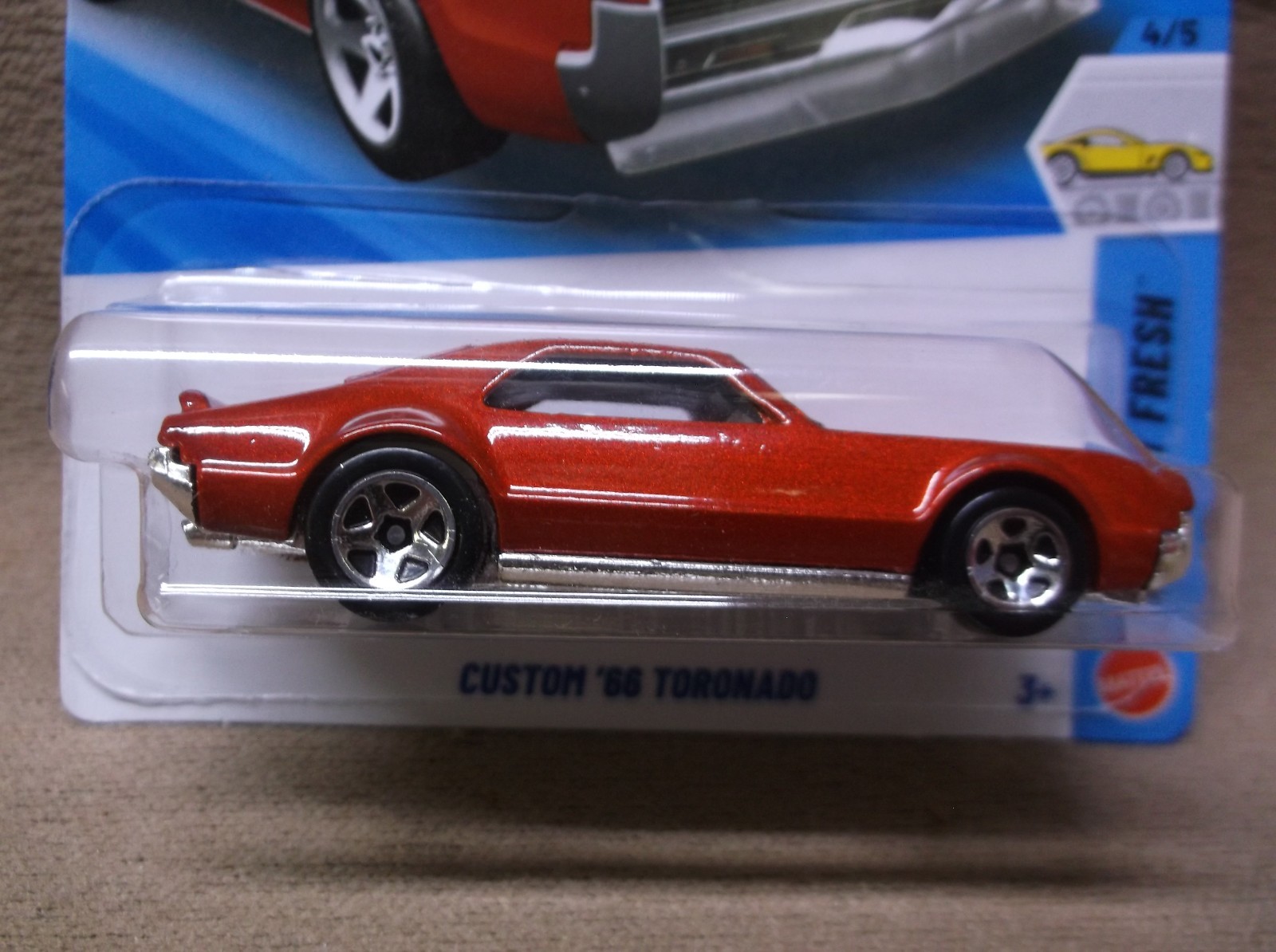 HOT WHEELS 2026 #114 RED CUSTOM 66 TORONADO 1966 OLDSMOBILE 425 V8 HOT ROD RACER