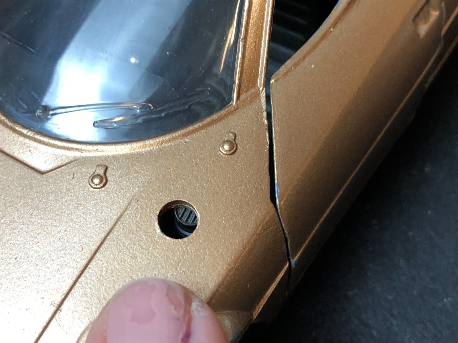 2 – Imperfect MARTOYS ITALY 1:24 Diecast RED/COPPER LANCIA STRATOS #0108 No Box