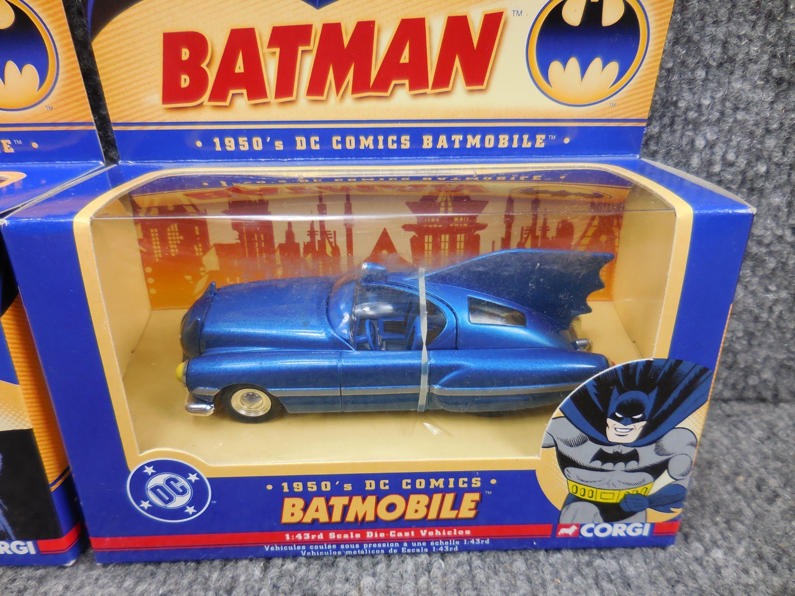 Sealed (8) Corgi Batmobile 1:43 Batman 1940’s 1950’s 1960’s 1970’s 1990’s 2000