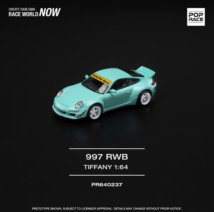 Pop Race RWB 997 Tiffany Blue PR640237 1/64