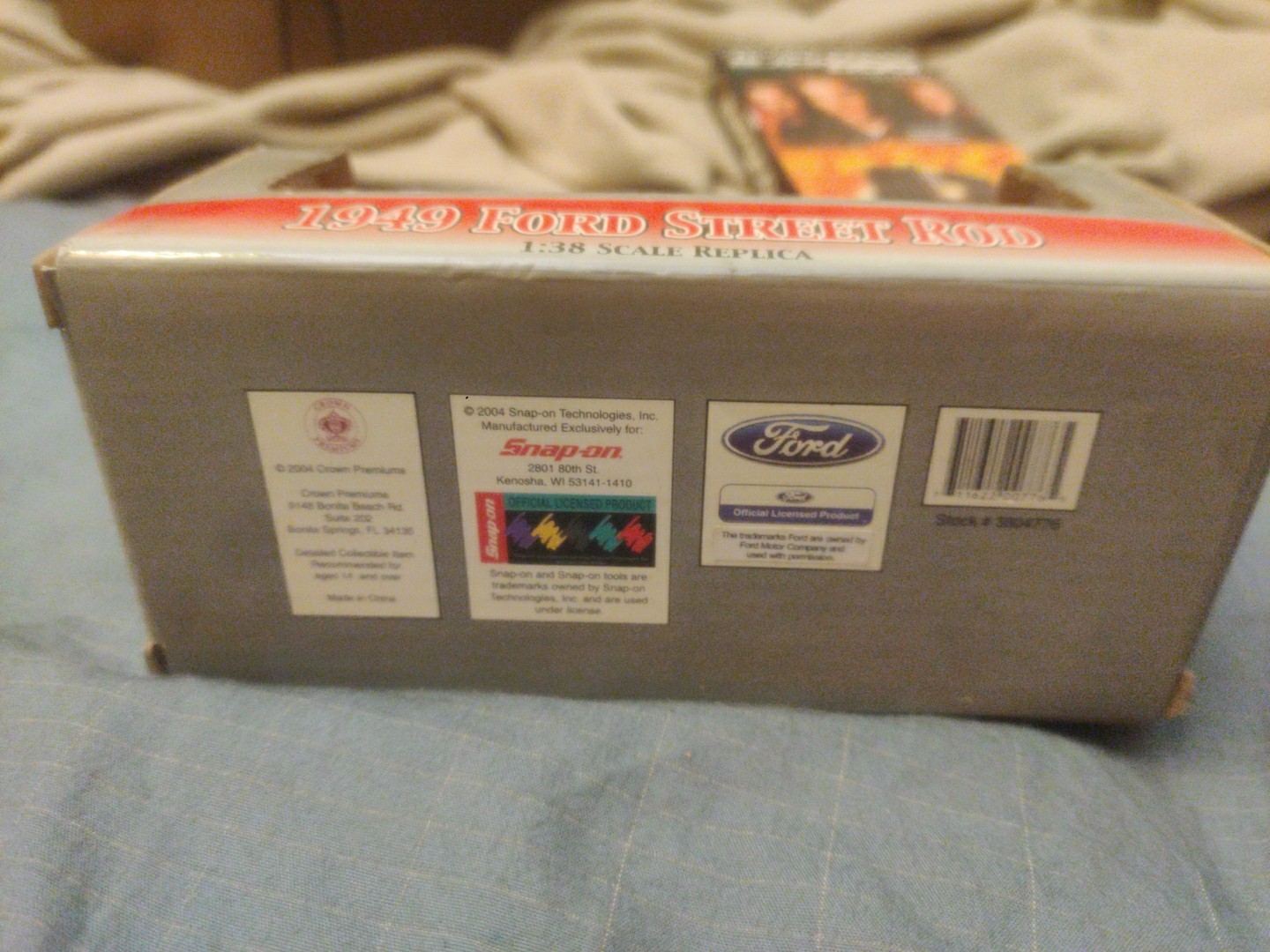Snap-On 1:38 Scale 1949 Ford Street Rod Replica Diecast w/ Pull-Back Motor
