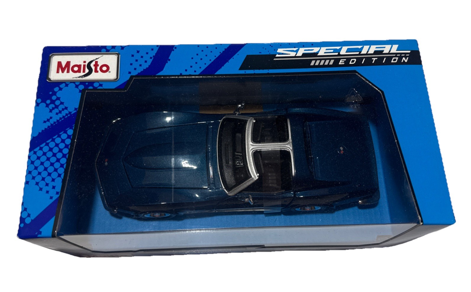 1970 CHEVROLET CORVETTE CONVERTIBLE BLUE 1/24 DIECAST MODEL CAR BY MAISTO 31202
