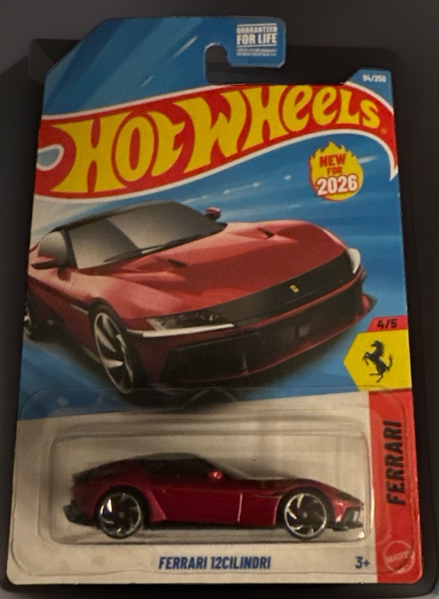2026 Hot Wheels Ferrari 12CILINDRI (94/250) – Ferrari #4/5