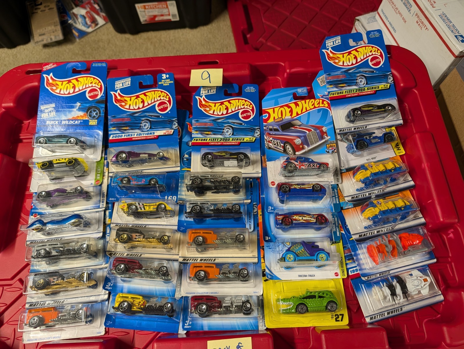 Matchbox And Hotwheels Lot #9 Hot Wheels Clearance Variety Metal 1:64 Blue card
