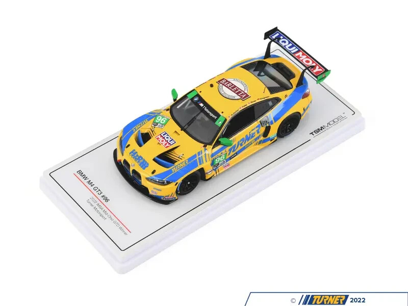 1/43 Scale Turner Motorsport M4 GT3 Car #96 IMSA Mid-Ohio GTD Winner TSM Model