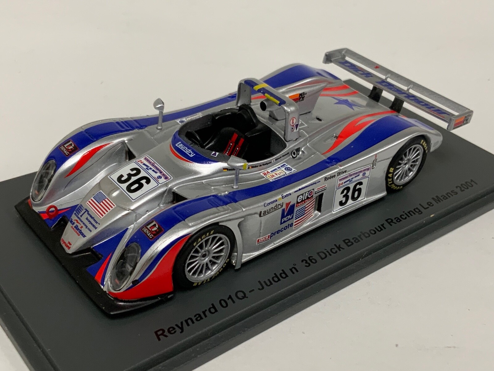1/43 Spark Reynard 01Q Car #36 from 2001 24 Hours Lemans SCYD06 CS472