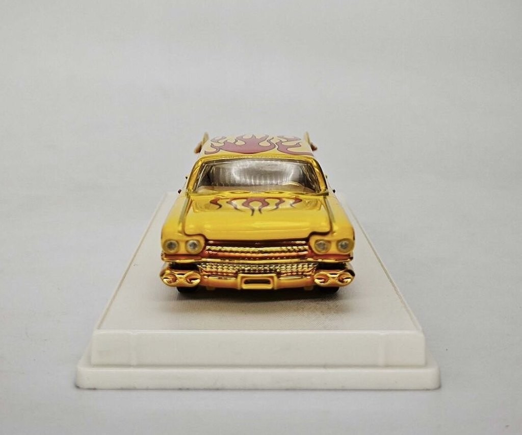 Mechanic 1:64 1959 Yellow Gold 62 Limousine Luxury Model Diecast Collect Car