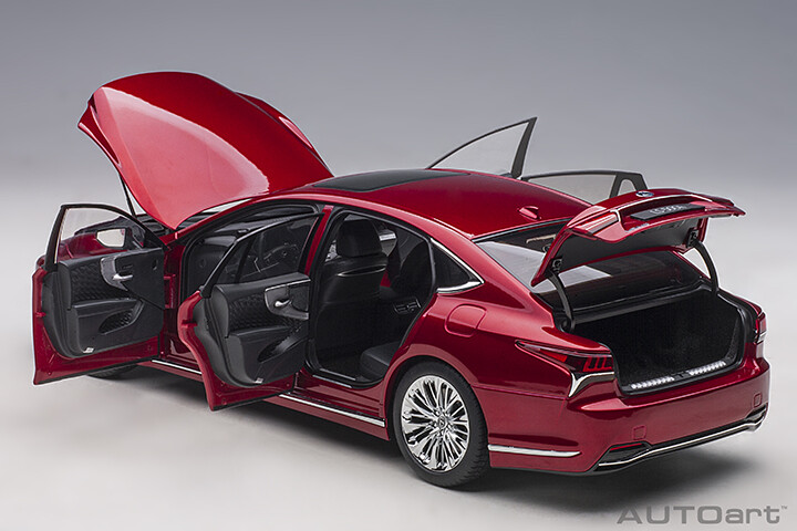 AUTOart 78869 LEXUS LS 500H 1/18 MORELLO RED METALLIC / BLACK INTERIOR