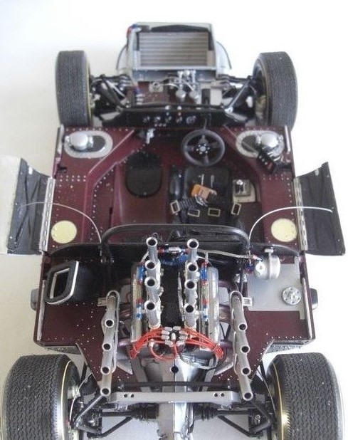 Classic Custom Built Metal Model Concept Hot Rod Race Sports Vintage Promo Car