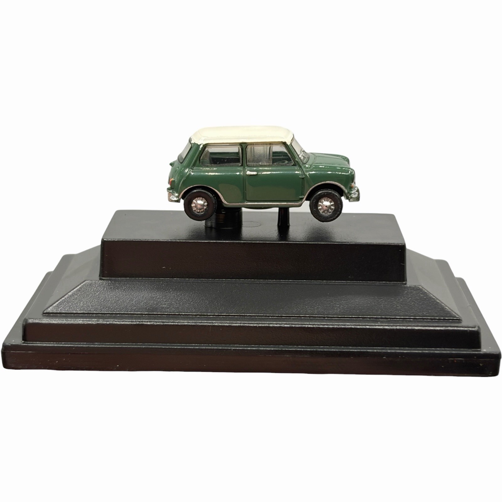 Austin Mini Cooper Almond Green with White Roof Diecast car 1:120 Scale Oxford
