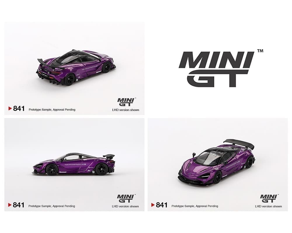 Mini GT McLaren 720S LB-Works Purple #841 1/64