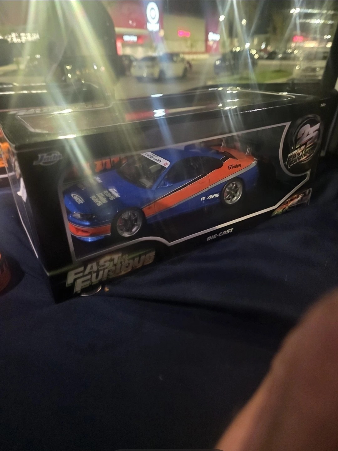 Jada Toys 25 Years of Fast & Furious Nissan Silvia S15 & Toyota Supra 1/18 Scale