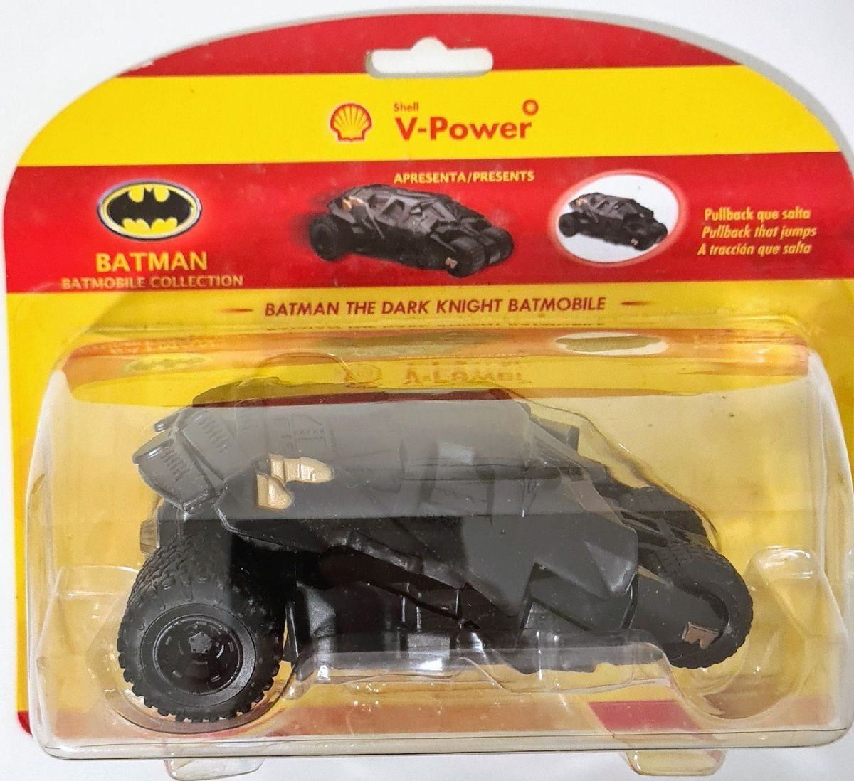 Batman Batmobile Plus Shell V-Power Promotional Set of 4 Cars Retired NEW Rare!