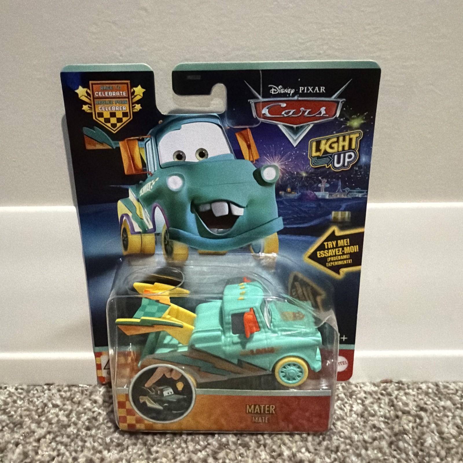 2026 Disney Pixar Cars Light-Up Complete Set of 6 McQueen, Mater, Sally And More