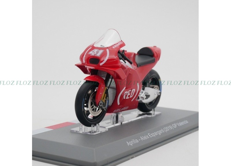1:18 Aprilia Aleix Espargaro GP Valencia 2019 Red IXO Diecast Motorcycle Model