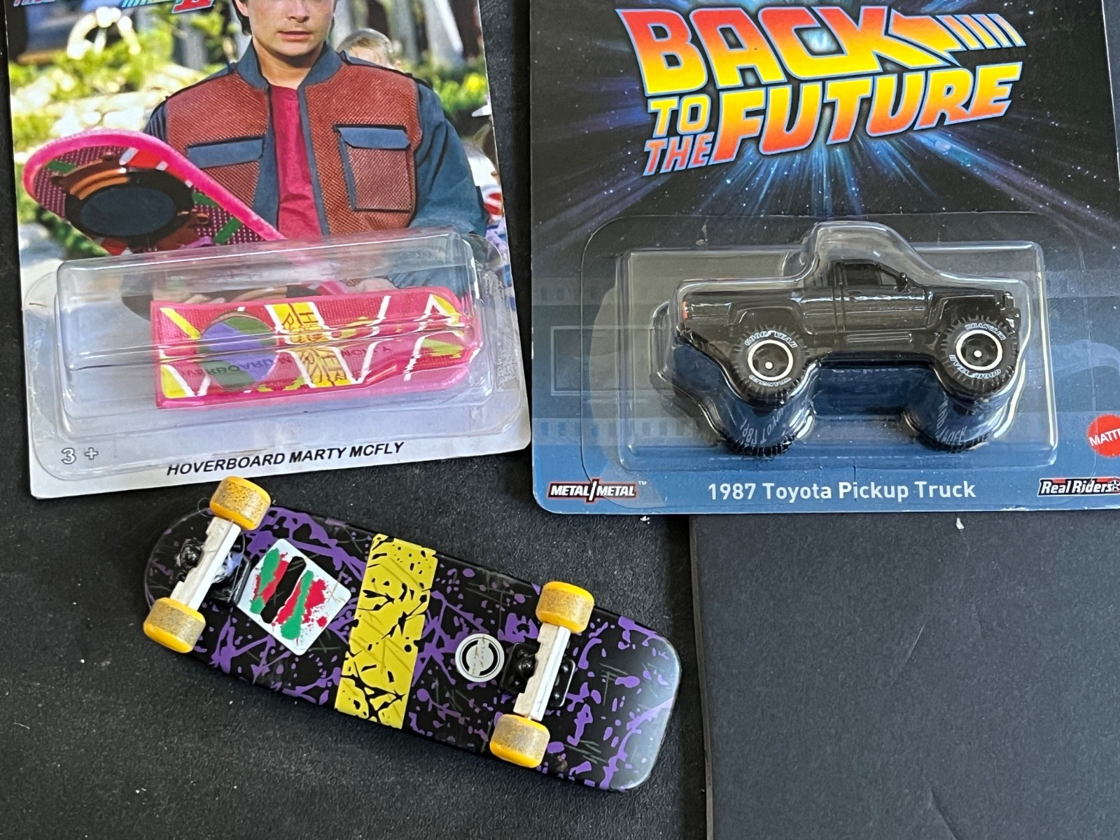 BACK TO THE FUTURE MARTY MC FLY HOVERBOARD package deal doc transmitter miniatur