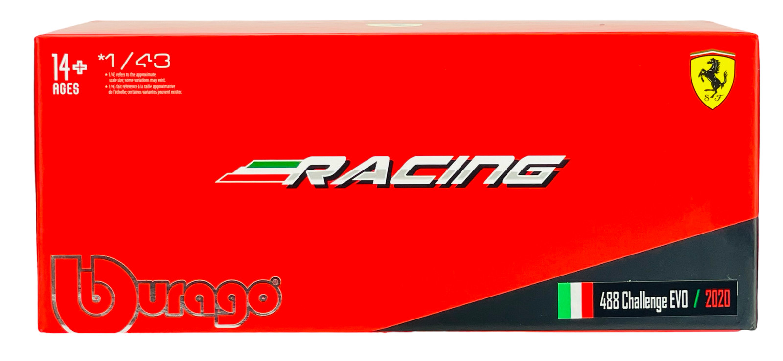 BBURAGO 2020 FERRARI 488 CHALLENGE EVO SIGNATURE SERIES RED 1:43 NEW IN BOX