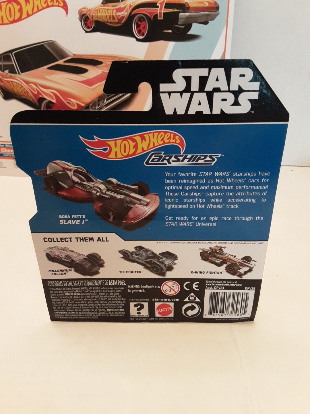 New Disney Star Wars Hot Wheels Boba Fett’s Slave 1 Character Toy Car Carships