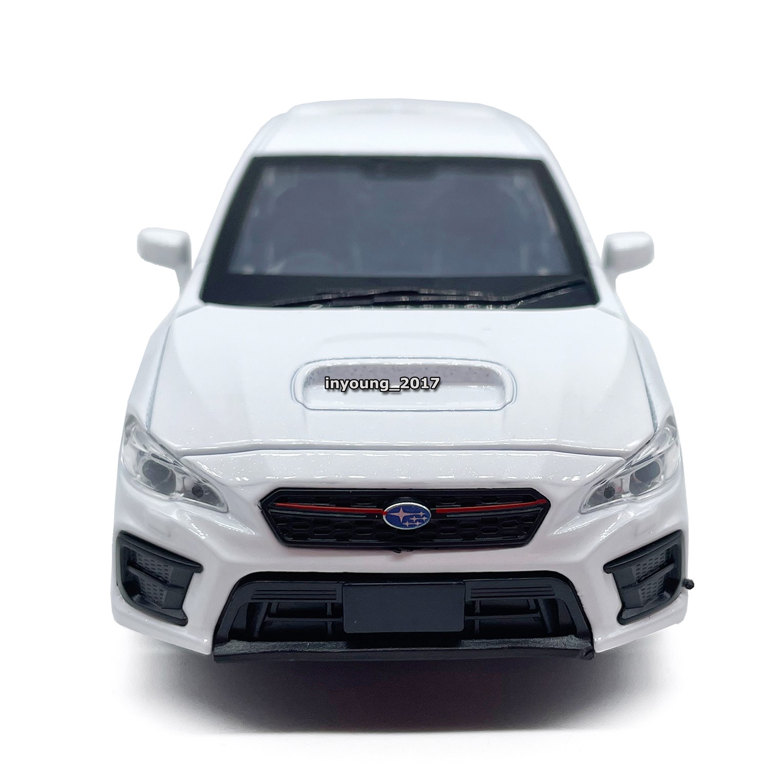 1:30 Subaru WRX STI Model Car Diecast Toy Vehicle Toys for Boys Kids Gifts White