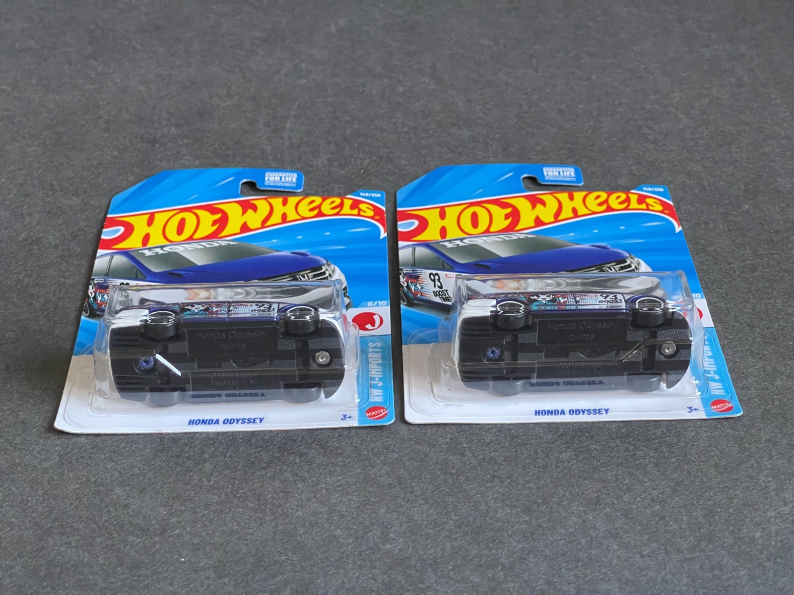 2026 Hot Wheels 💙 HONDA ODYSSEY 💙 HW J-Imports Series #149 Blue ~ LOT of 2