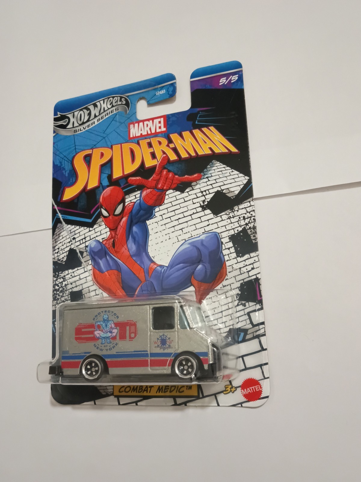 2026 Hot Wheels Silver Series Marvel Spider-Man Combat Medic